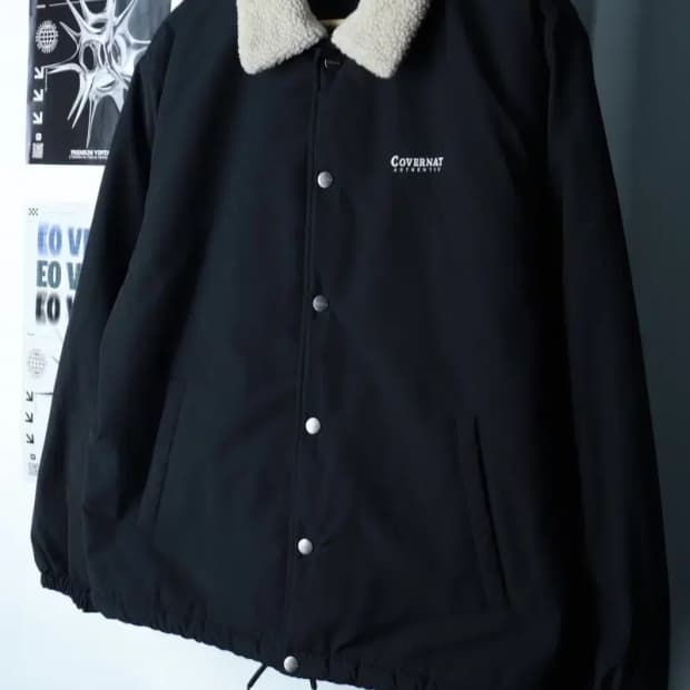 (M-L) 커버낫 패딩 점퍼자켓 봄버 기모 블랙-16BFD