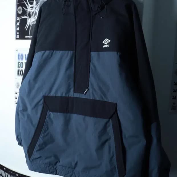 (2XL) 엄브로 패딩 점퍼자켓 빅사이즈 리버시블 아노락-16C06