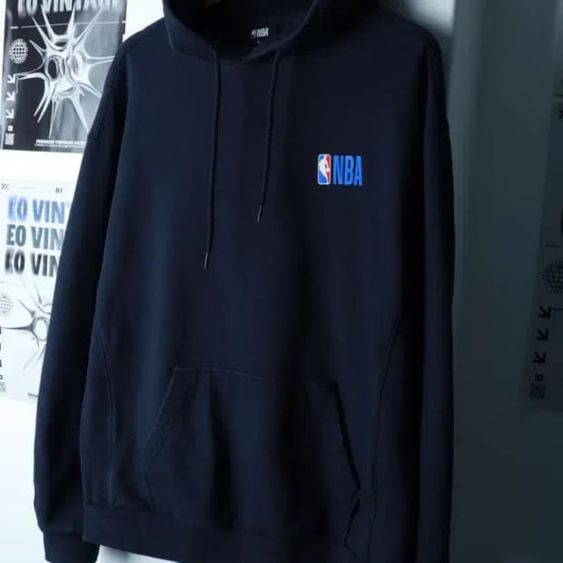 (XL-2XL) NBA 엔비에이 후드티셔츠 네이비 기모-16B6C