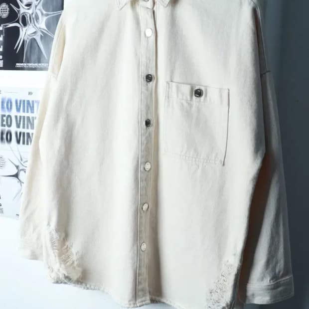 W(S-M) 자라 집업 바람막이 점퍼자켓 트러커 그런지-16C9F