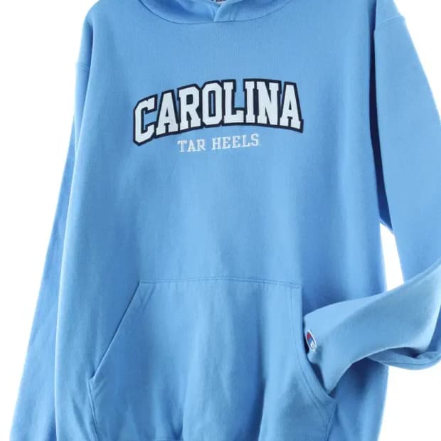 W(S) 챔피온 후드티셔츠 기모 하늘 따듯 희귀-16D37