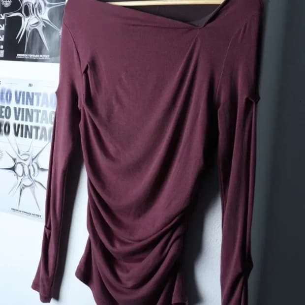 W(M) 파르티멘토 니트 와이드넥 셔링 퍼플-16DA7