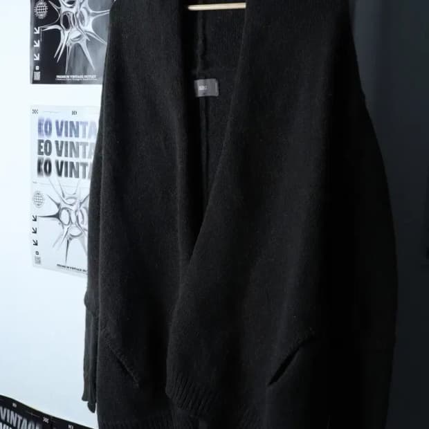 W(S-M) 쟈딕앤볼테르 니트 가디건 후드 알파카 그린-16E3A