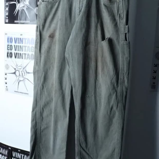 (XL-2XL) 칼하트 면바지 팬츠 90년대 카펜터 그레이-23D6