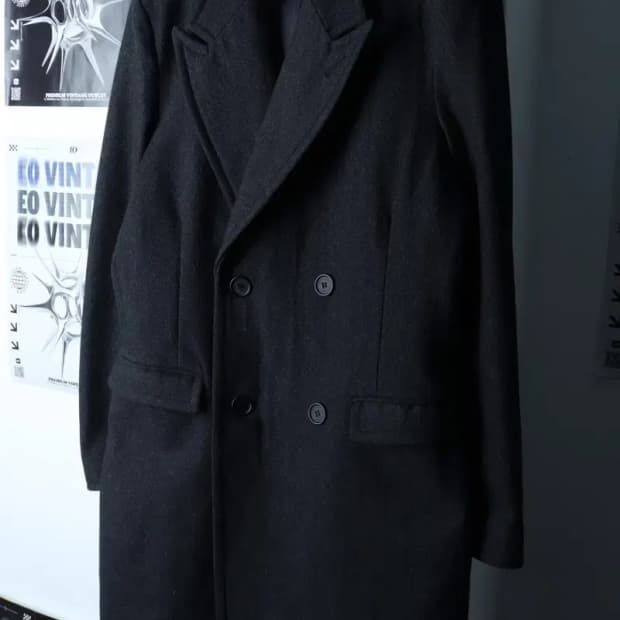 (S-M) 디스이즈네버댓 코트자켓 더블 그레이 울 스트릿-16D6D