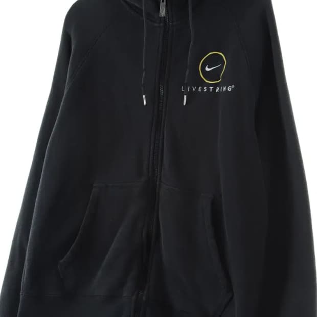 (S-M) 나이키 후드집업 사용감 블랙 올드스쿨 잘익음-16D4C