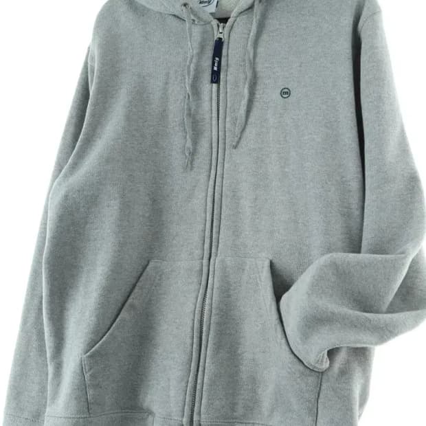 (S) 엠엠엘지 후드집업 박시 기모 헤비 그레이-16D52