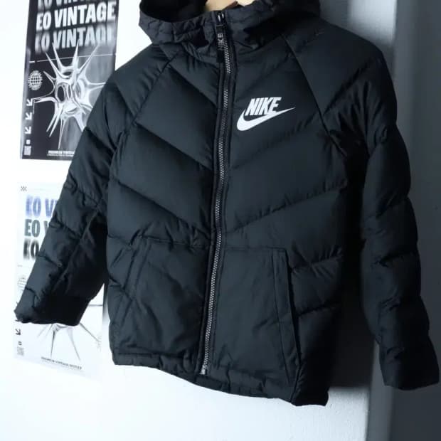 (XS-S) 나이키 패딩 점퍼자켓 아동 키즈 덕다운 올드스쿨-16E7A
