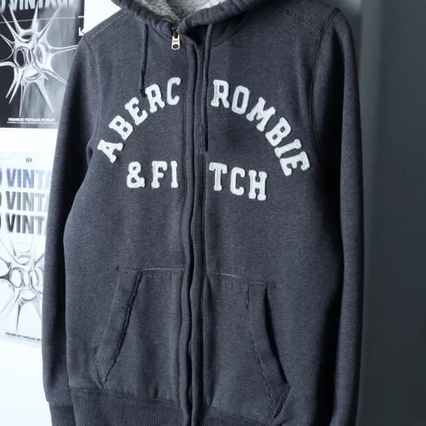 (L-XL) 아베크롬비 후드집업 대장급 희귀 매물 레터링-16E83