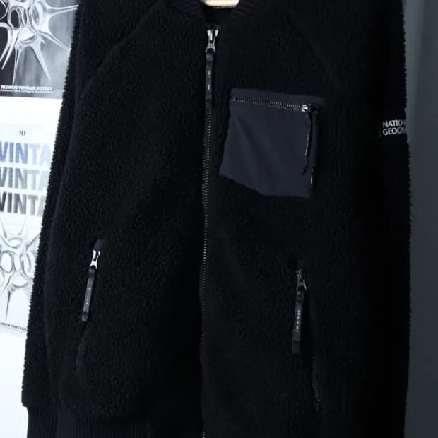 (M-L) 내셔널지오그래픽 집업 바람막이 점퍼자켓 후리스-16E87