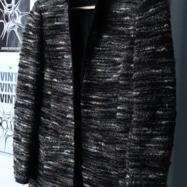 W(M-L) 요하넥스 집업 바람막이 점퍼자켓 트위드 컬러믹스-16F1D