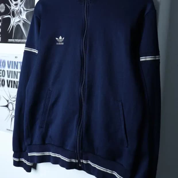 (L-XL) 아디다스 집업 바람막이 점퍼자켓 70년대 한정판-16F2C