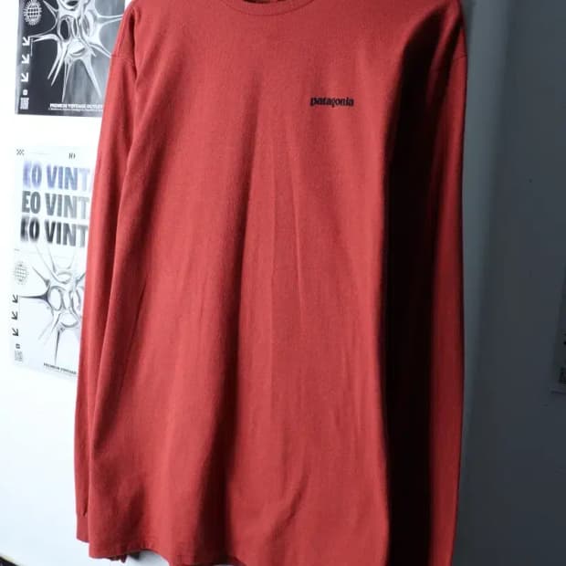 (XL-2XL) 파타고니아 긴팔티셔츠 빅사이즈 오렌지 올드스쿨-16F71