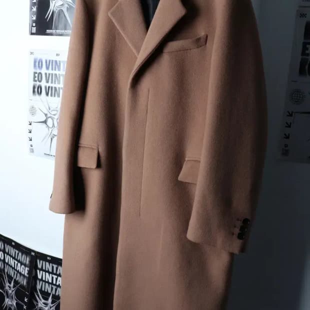 (M-L) 토니웩 코트자켓 싱글 캐시미어 베이지-16F79