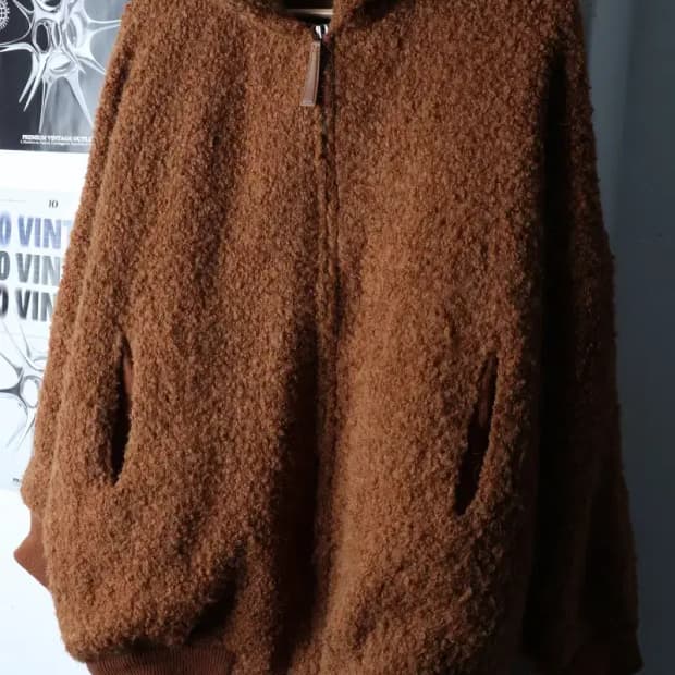 W(F) 시스템 집업 바람막이 점퍼자켓 한섬 후리스 알파카-16F83