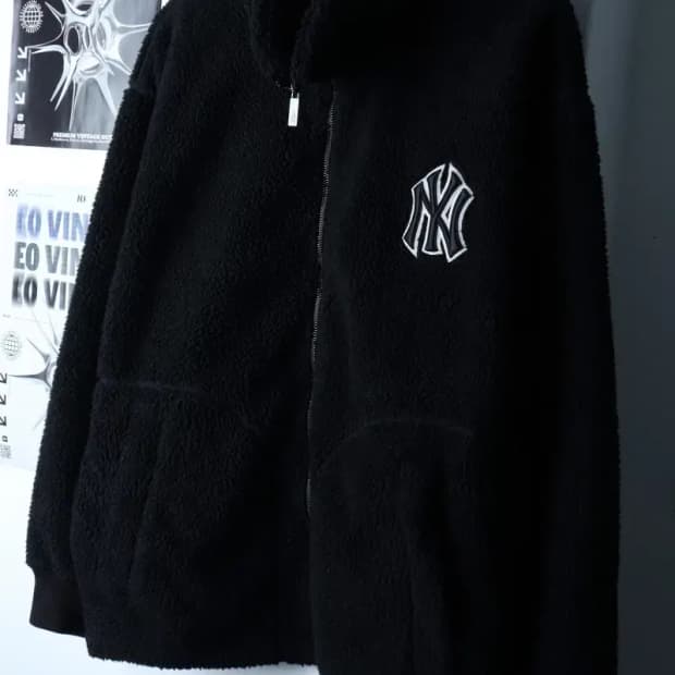 (XL-2XL) MLB 엠엘비 집업 바람막이 점퍼자켓 후리스-16F84