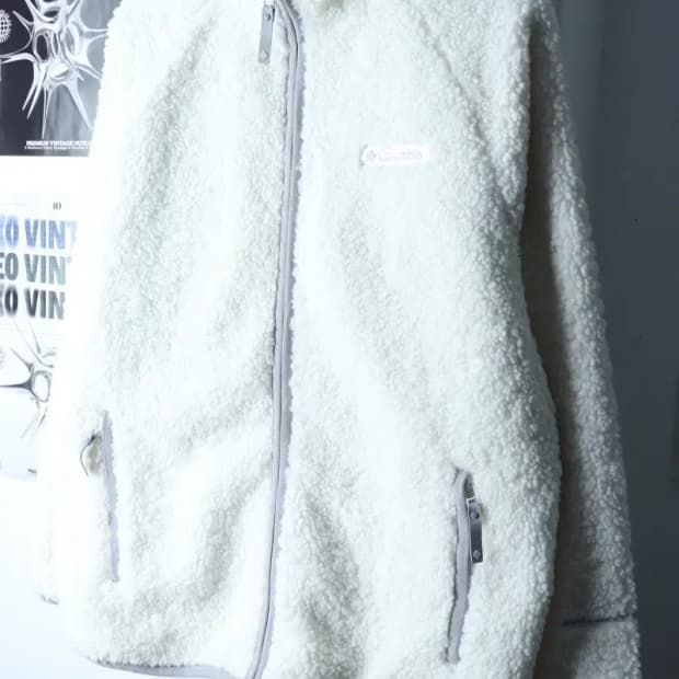 (L-XL) 컬럼비아 집업 바람막이 점퍼자켓 후리스 플리스-16F89
