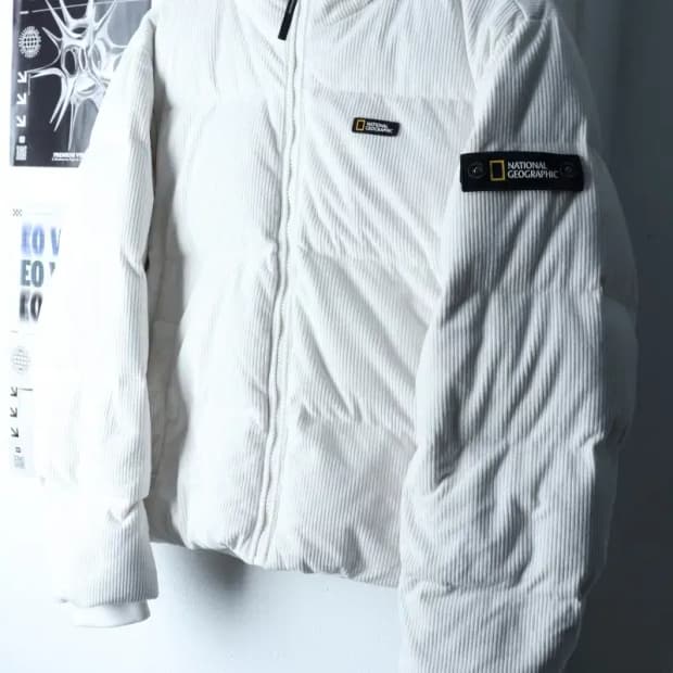 (S) 내셔널지오그래픽 패딩 점퍼자켓 코듀로이 부발루스 푸퍼-16FF1