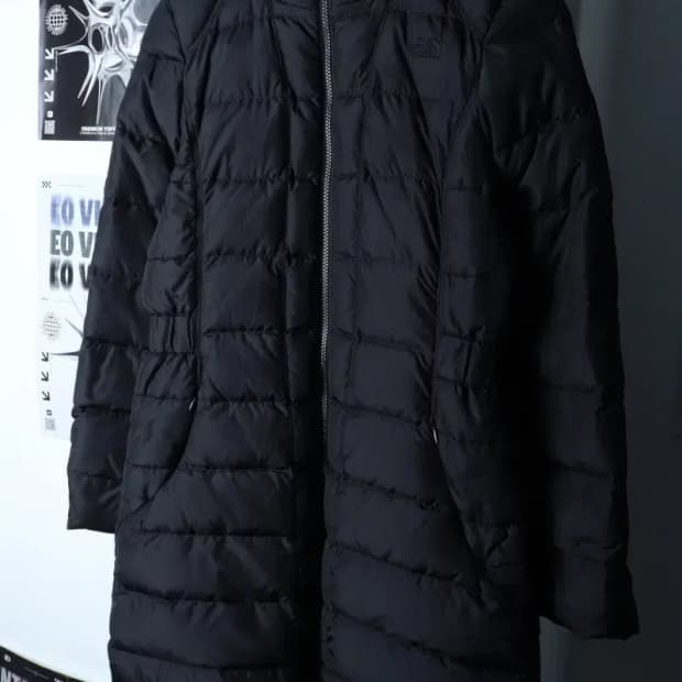 W(M-L) 노스페이스 패딩 점퍼자켓 수선 구스다운 퀄팅 롱-16EB1