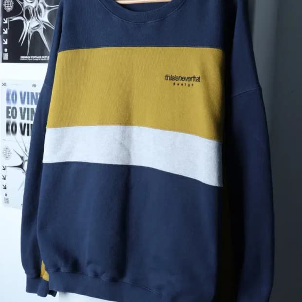 (XL-3XL) 디스이즈네버댓 맨투맨 티셔츠 오버핏 올드스쿨-16EC1