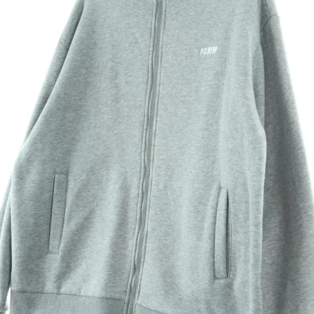 (XL-2XL) FCMM 집업 바람막이 점퍼자켓 기모 멜란지-17173