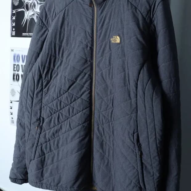 (2XL) 노스페이스 패딩 점퍼자켓 빅사이즈 경량 그레이-1718B