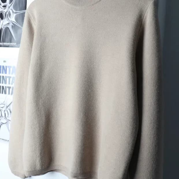 (M) 엘무드 니트 캐시나일론 베이지-1722C