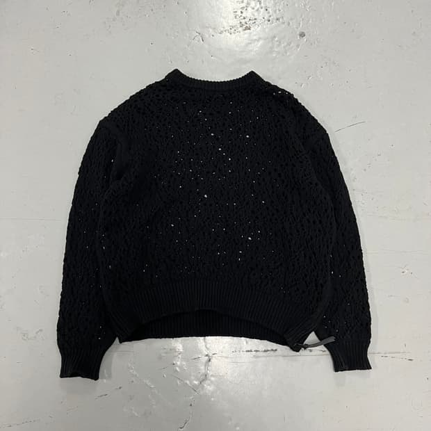 24ss 비리디안 메쉬 니트 스웨터