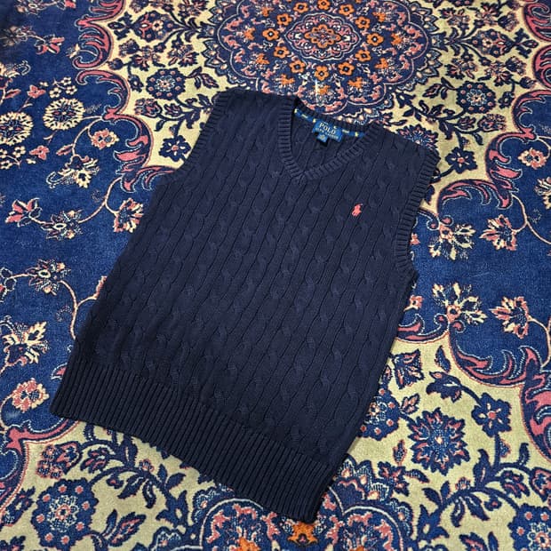 폴로랄프로렌 꽈베기 브이넥 베스트 44-55size