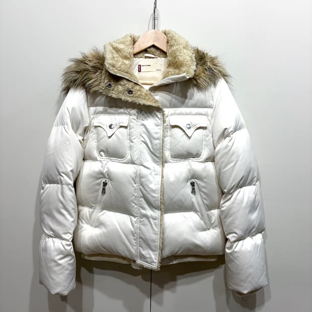리바이스 후드퍼 구스 다운 패딩 자켓