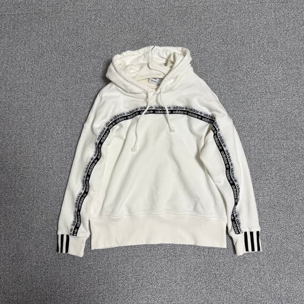 아디다스 후드티 화이트 S