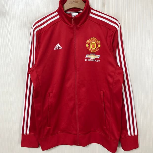 아디다스 맨체스터유나이티드 삼선트랙탑/맨유 트랙슈트 100