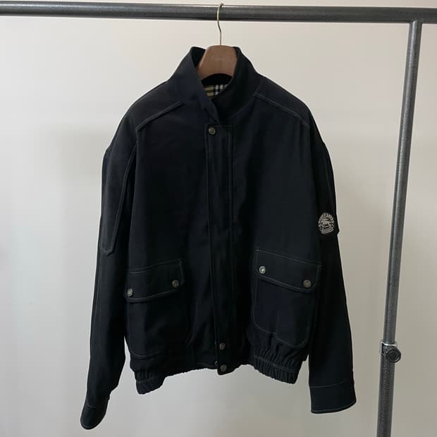(102) 90s Burberrys 버버리 재팬라인 블루종 자켓
