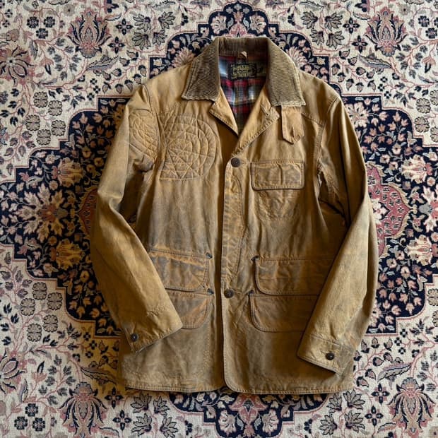 폴로 랄프로렌 왁스 헌팅 자켓 100