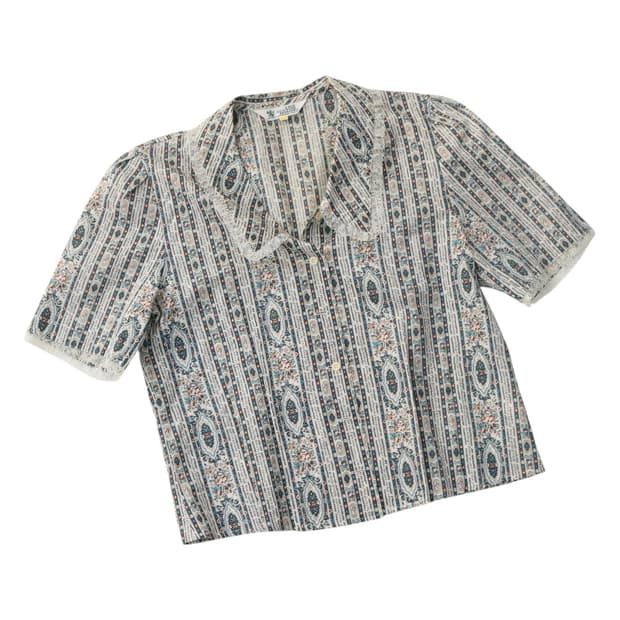  스코치하우스 빈티지 에스닉 페이즐리 레이스 블라우스 (F)