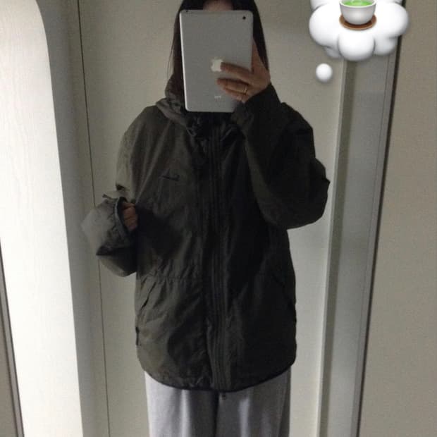 나이키 카키 바막 점퍼