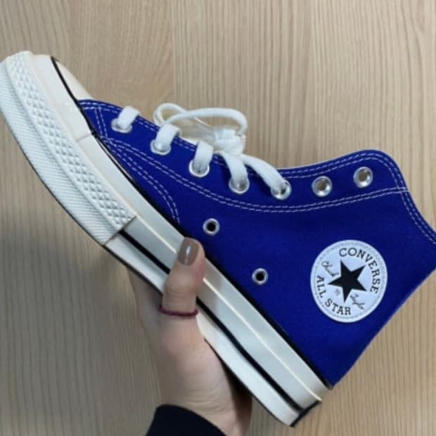 컨버스 하이 척테일러 러쉬 블루 225