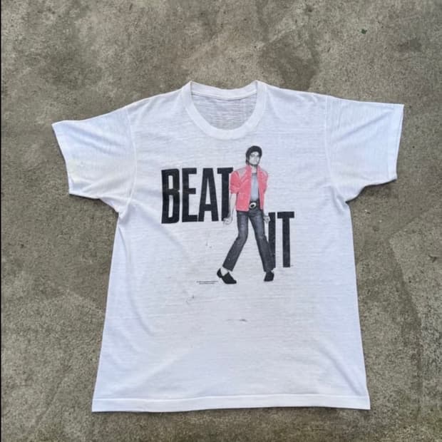 빈티지 84s Michael Jackson BEAT IT 티