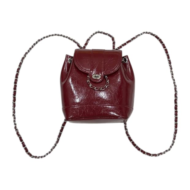 카디널 레드 하우아백 버건디 레드 백팩 가방