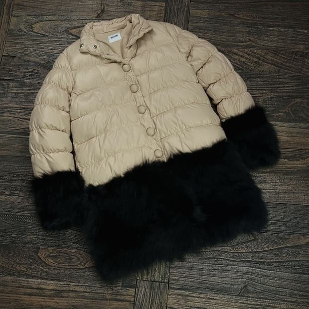 [모스키노] 폭스퍼 도킹 덕다운 롱패딩 P01113