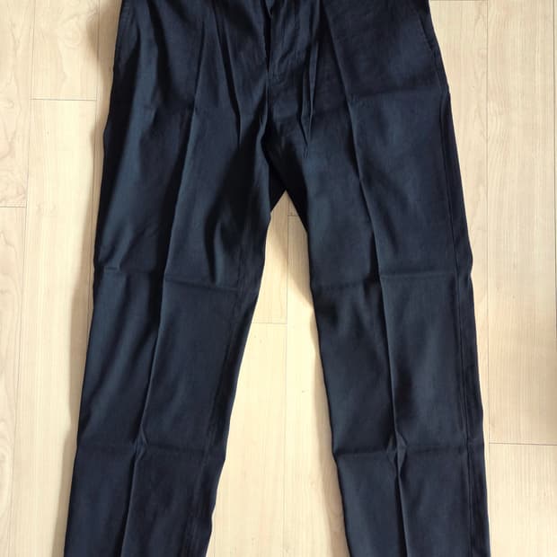 Series 시리즈 린넨혼방 슬랙스 블랙 32