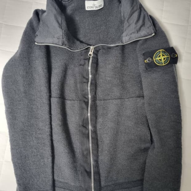 스톤아일랜드 니트후드집업 L