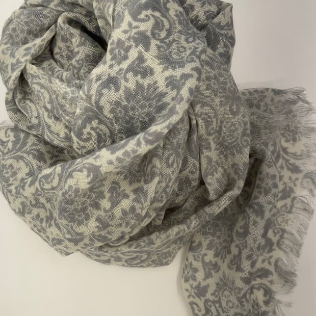 페이즐리 울 머플러 