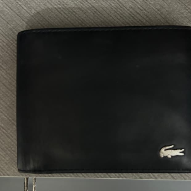 라코스테 블랙 반지갑