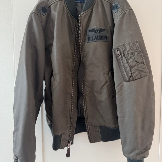 폴로 랄프로렌 ma-1 봄버 자켓