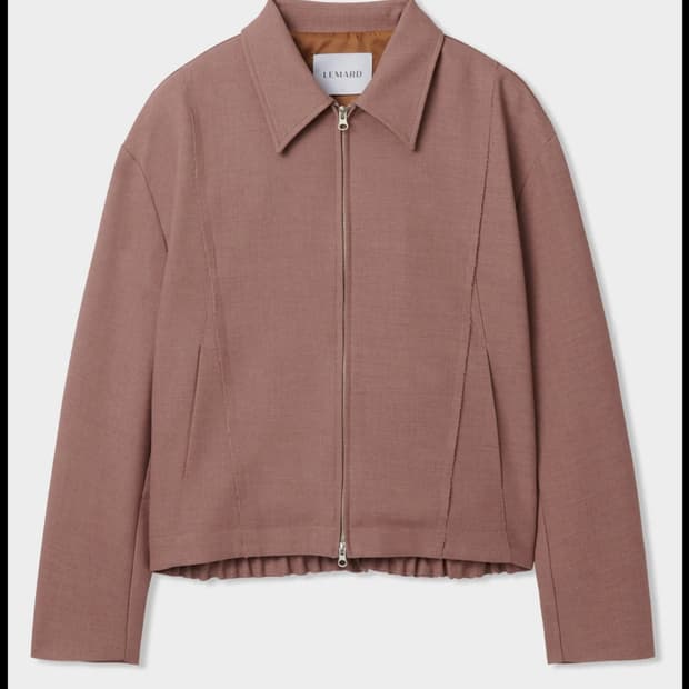 르마드 로우컷 뒷밴딩 숏 자켓 인디핑크 (2/100-105)