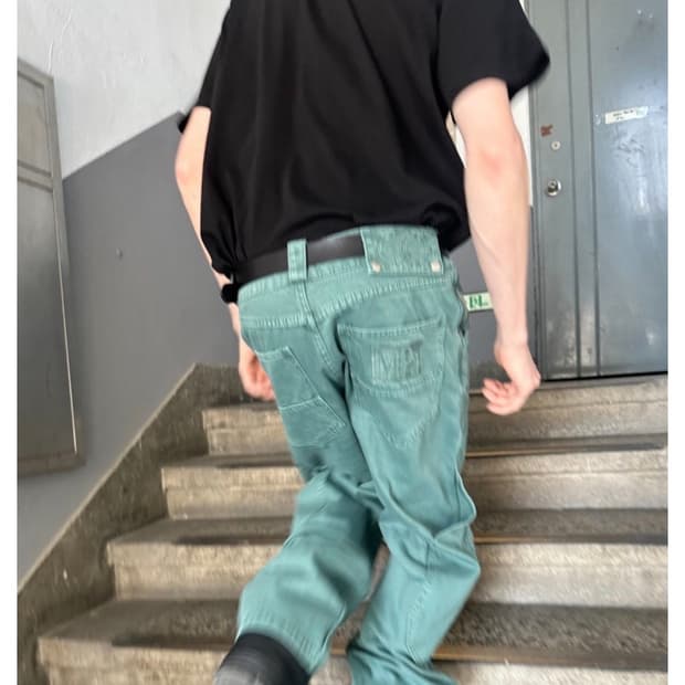 MPa calf pocket pants (emerald)