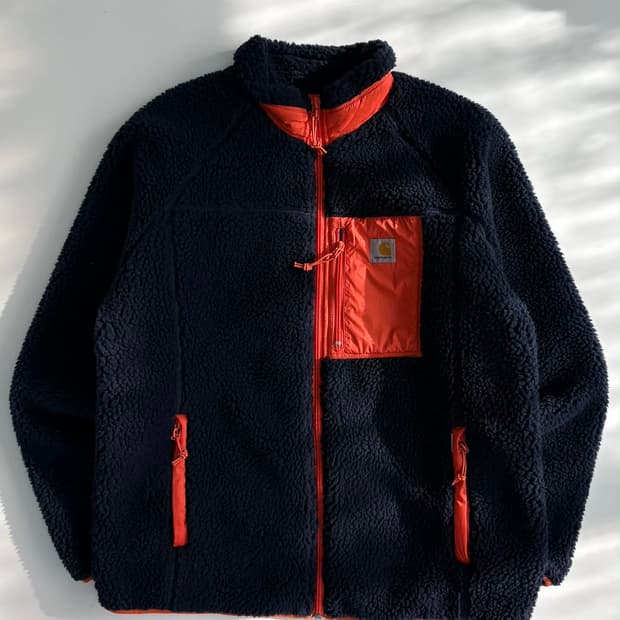 [L] 칼하트 wip 스카웃 쉐르파 플리스 자켓