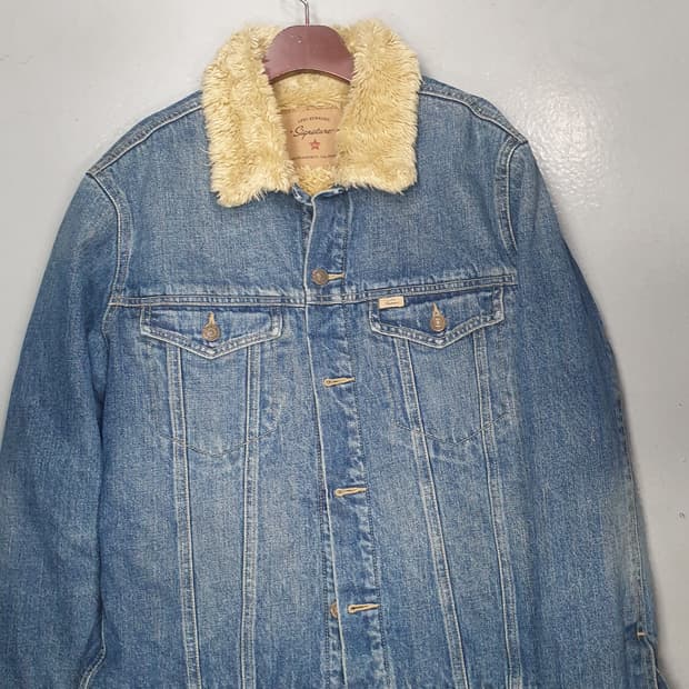 리바이스 시그니처 양털 데님 자켓 95