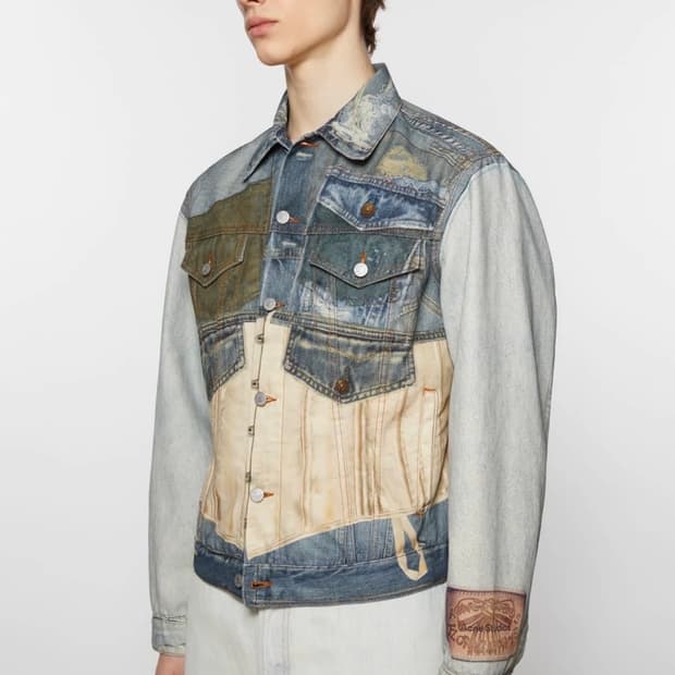 아크네 스튜디오 트롱 프뢰유 데님 자켓 size 46